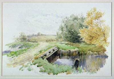 Landscape with Bridge over a Stream by John Clayton Adams
